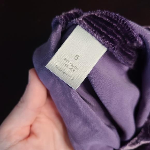 Vintage DKNY silk velvet midi skirt - Picture 3 of 6